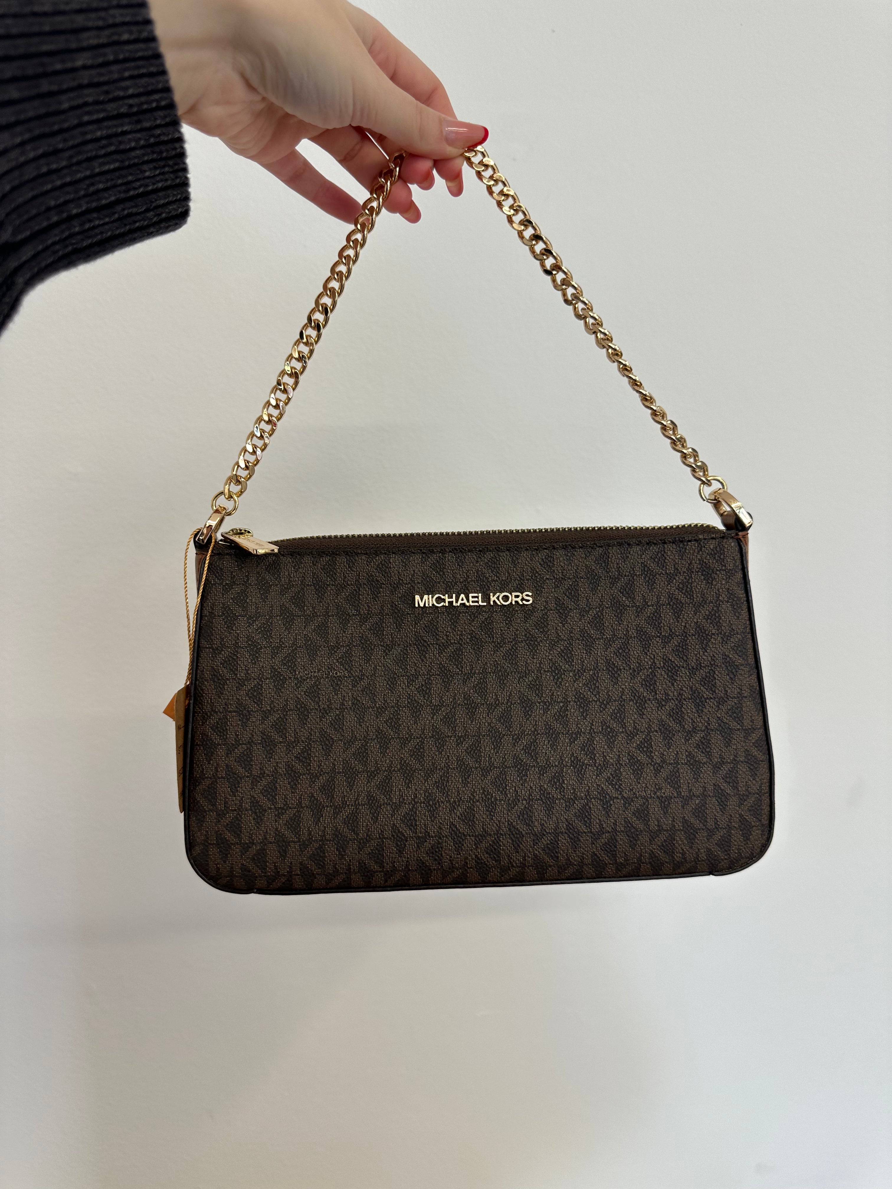 Borsetta Michael Kors Monogram Marrone