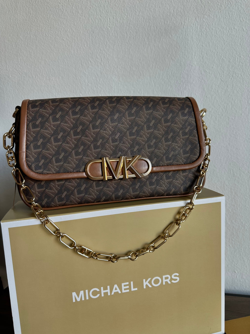 Borsetta Michael Kors Monogram Marrone