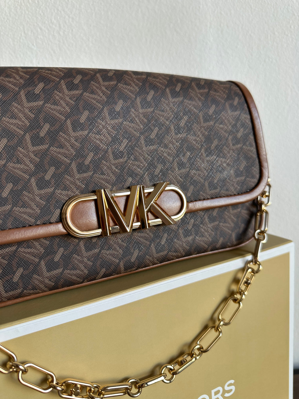 Borsetta Michael Kors Monogram Marrone