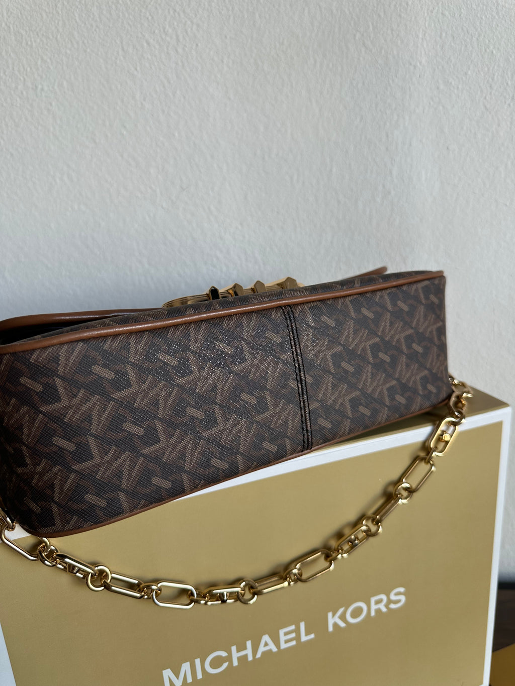 Borsetta Michael Kors Monogram Marrone