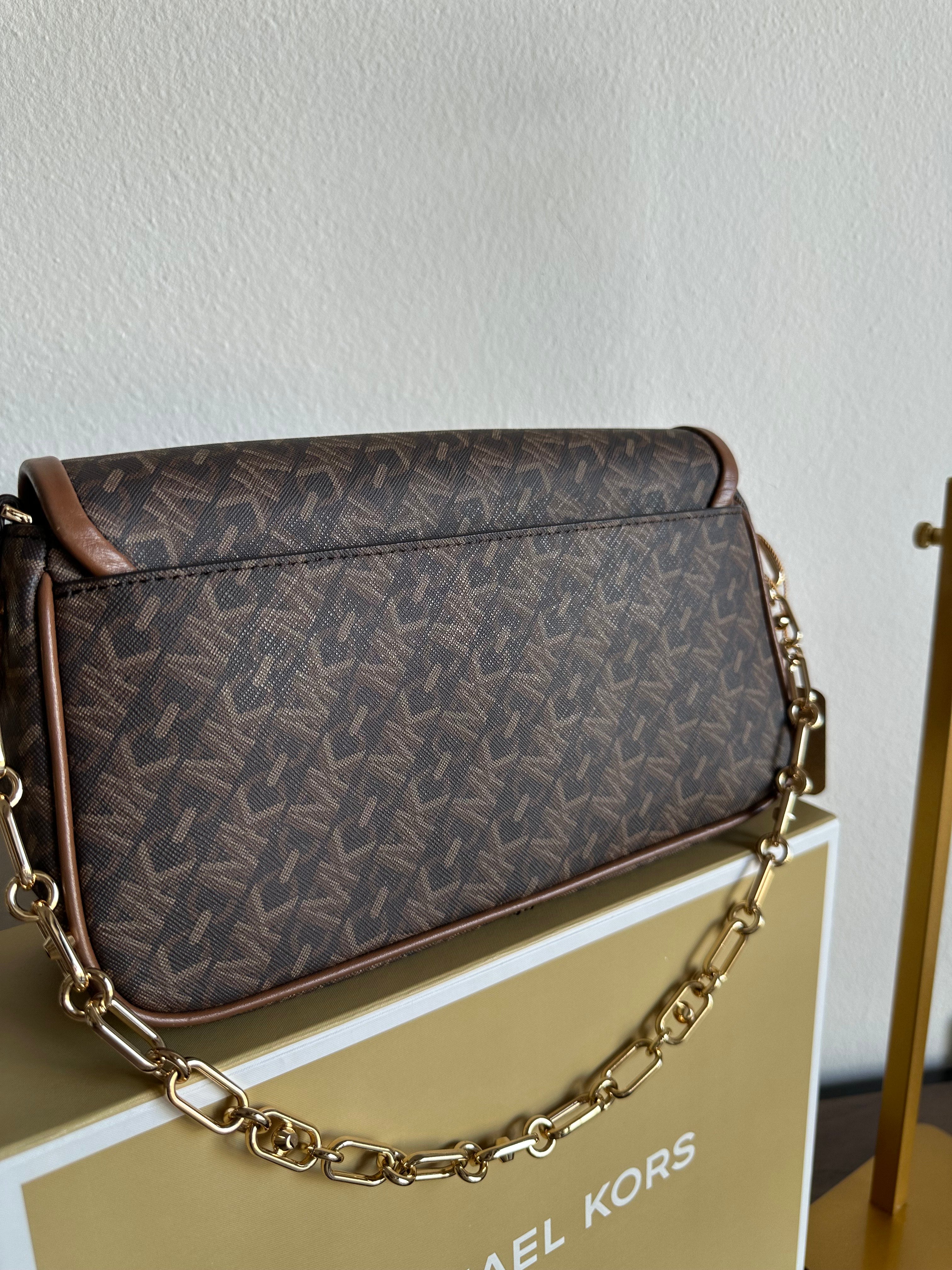 Borsetta Michael Kors Monogram Marrone