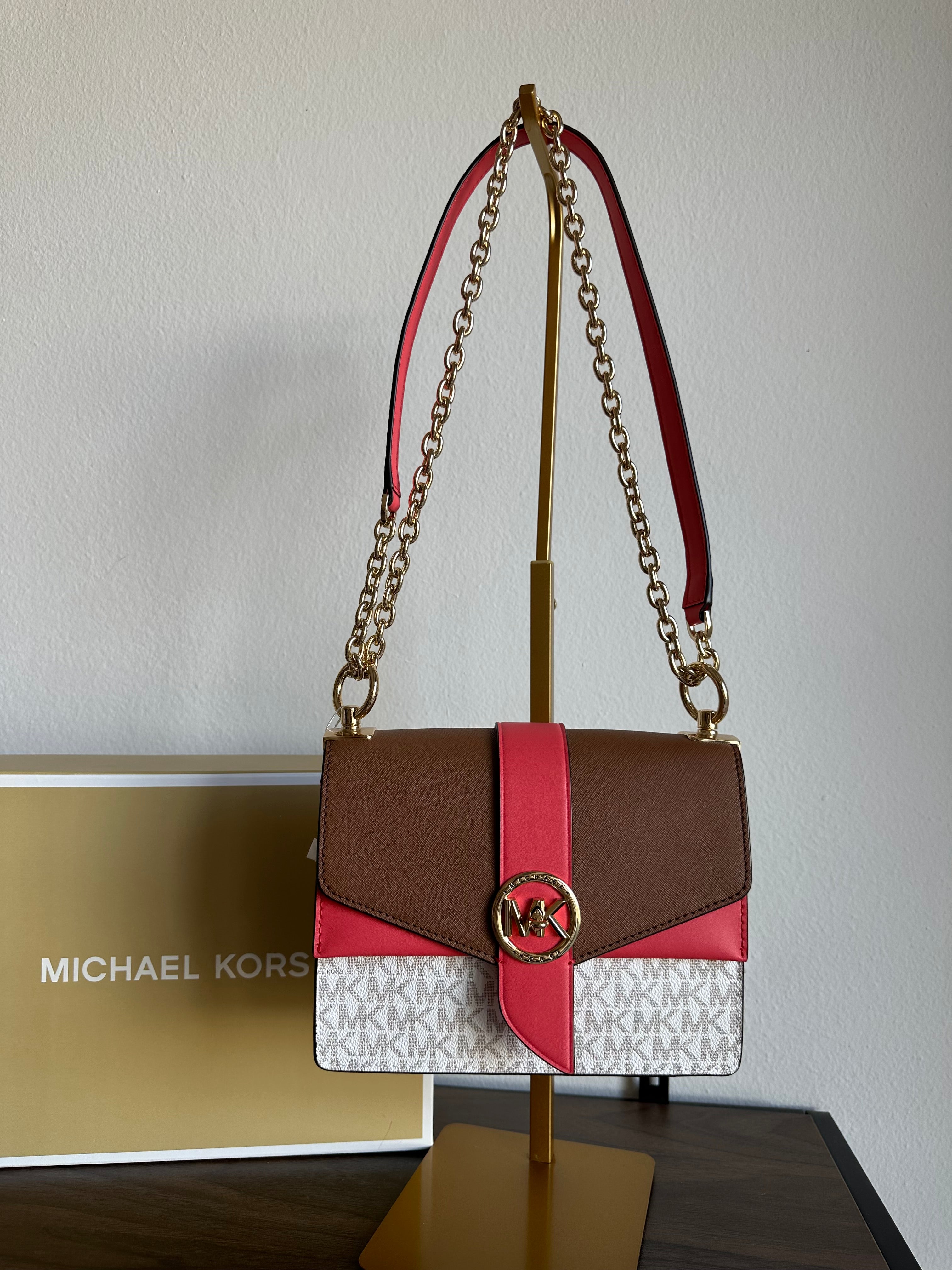 Borsa a tracolla tricolore