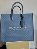 Borsa Alta Michael Kors Azzurro Celeste