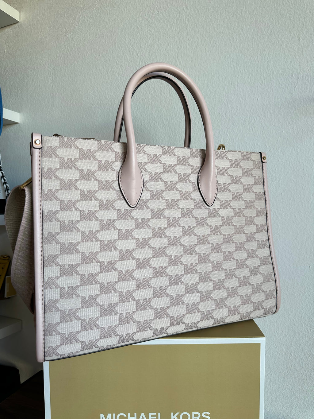 Borsa Michael Kors Lilla e Grigio Chiaro