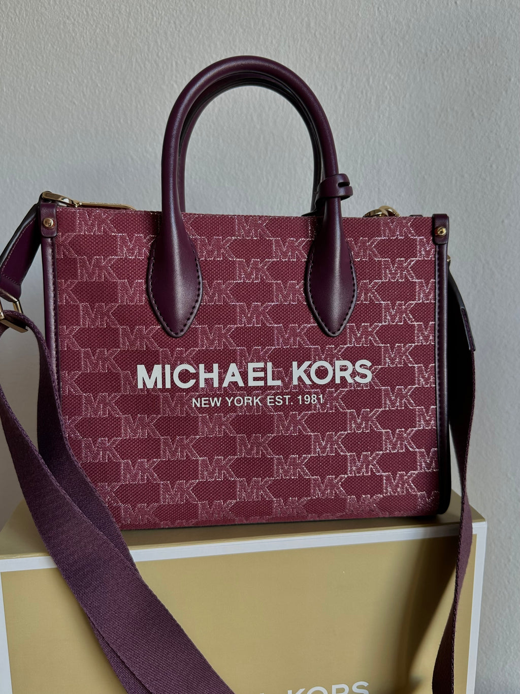 Borsa Originale Michael Kors bordeaux