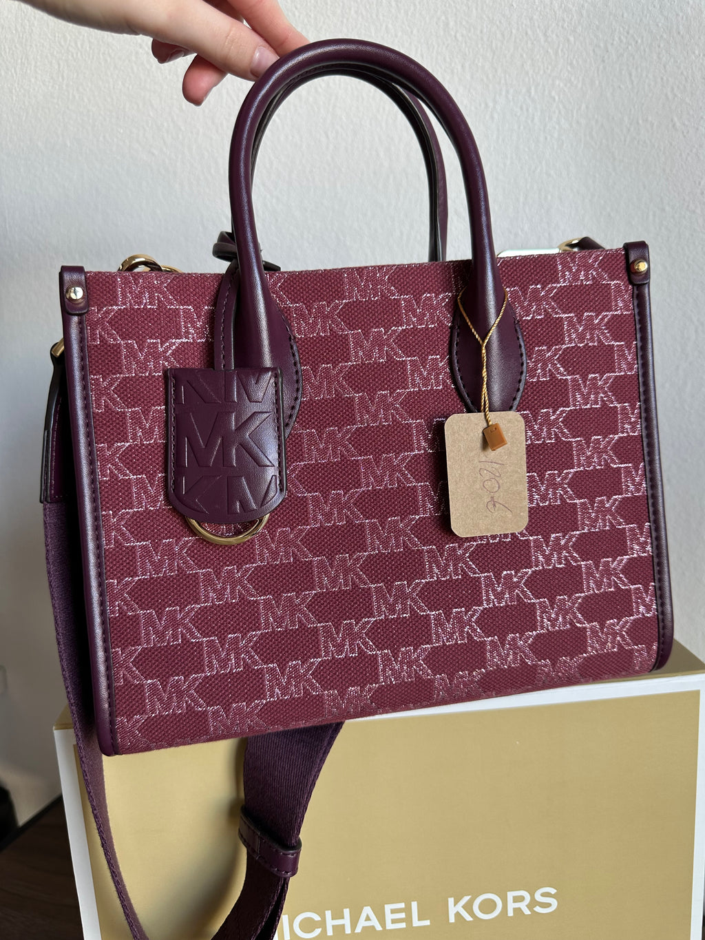 Borsa Originale Michael Kors bordeaux